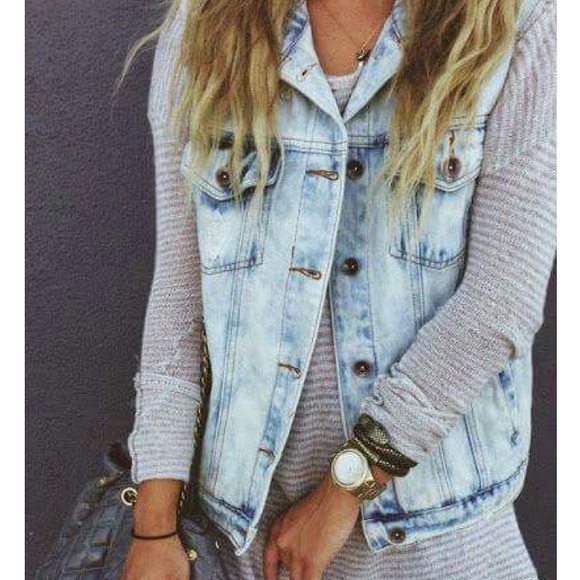 Mossimo Supply Co. Jackets & Blazers - Denim vest